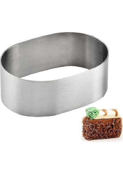 Narkalıp Oval Parfe Kek Kalıbı Çap 12 cm -7 cm Derinlik 5 cm