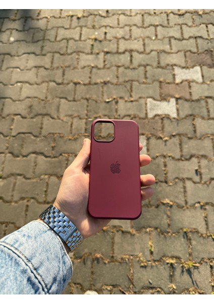 Apple iPhone 12/12 Pro Bordo Lansman Uyumlu Içi Kadife Silikon Kılıf modelleri