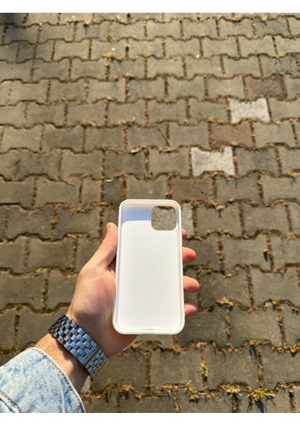 Apple iPhone 12/12 Pro Beyaz Lansman Uyumlu Içi Kadife Silikon Kılıf fırsatları