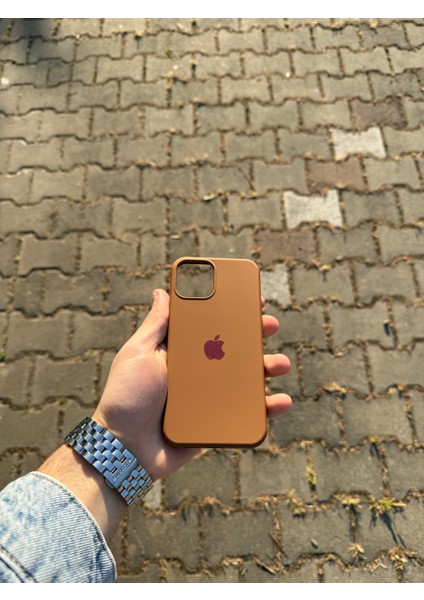Apple iPhone 12/12 Pro Kahverengi Lansman Uyumlu Içi Kadife Silikon Kılıf modelleri