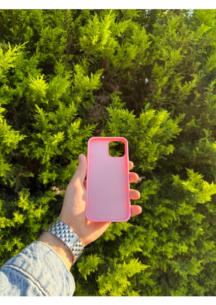 Apple iPhone 12/12 Pro Pembe Lansman Uyumlu Içi Kadife Silikon Kılıf fiyatları