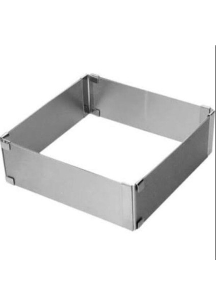 Kare Ayarlı Pasta Çember 15 cm