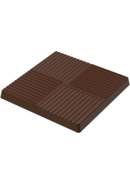 Polikarbon Kare Madlen Çikolata Kalıbı 5.5 Gr | cm-1374
