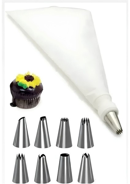 Metal Uçlu Krema Sıkma Torbası