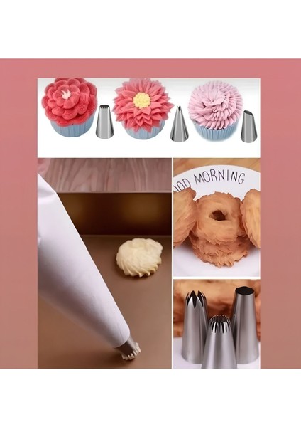 Metal Uçlu Krema Sıkma Torbası modelleri