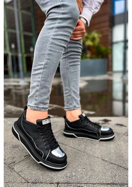 Jet Setter Mirror Erkek Ayakkabı Sıyah Gumus