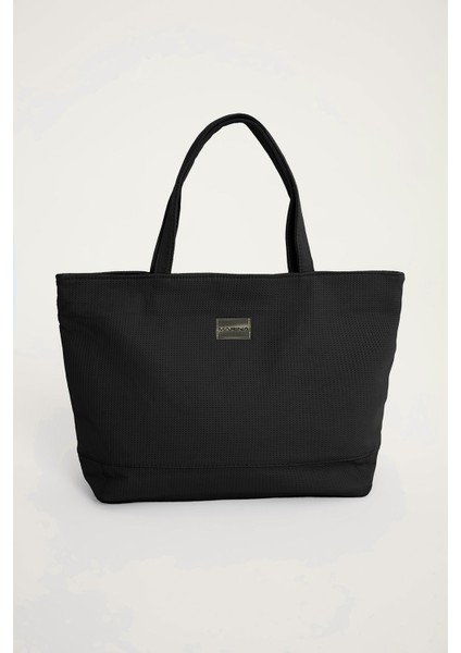 Siyah Fermuarlı Plaj Çantası CA2502-1 modelleri