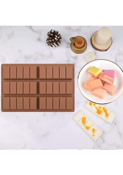 6 Göz Dikdörtgen Şekilli Dubai Çikolatası Kalıbı Silikon Kalıp Ölçüler Için Açıklamaya Bakın1 Ade modelleri