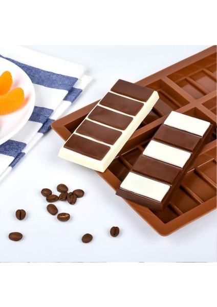 6 Göz Dikdörtgen Şekilli Dubai Çikolatası Kalıbı Silikon Kalıp Ölçüler Için Açıklamaya Bakın1 Ade fırsatları