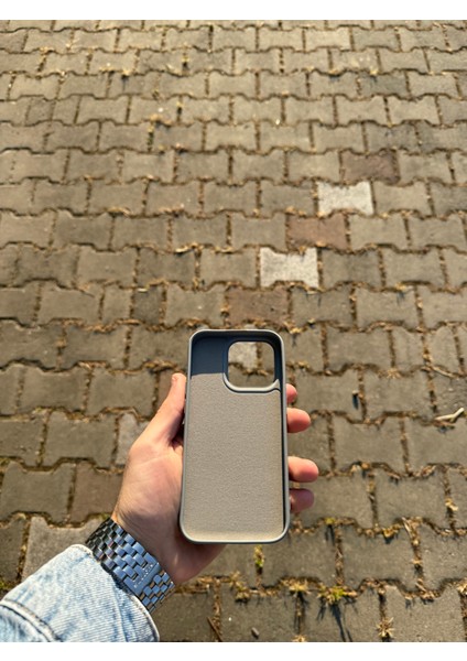 Apple iPhone 15 Pro Gri Lansman Uyumlu Içi Kadife Silikon Kılıf fırsatları