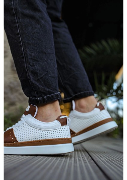 Hercules Erkek Ayakkabı Taba Beyaz indirimleri