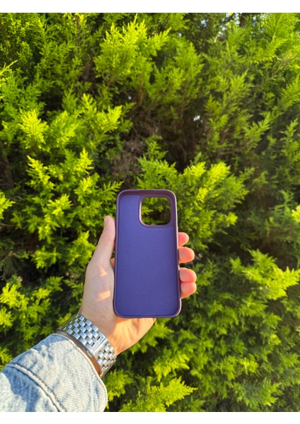 Apple iPhone 15 Pro Mor Lansman Uyumlu Içi Kadife Silikon Kılıf fiyatları