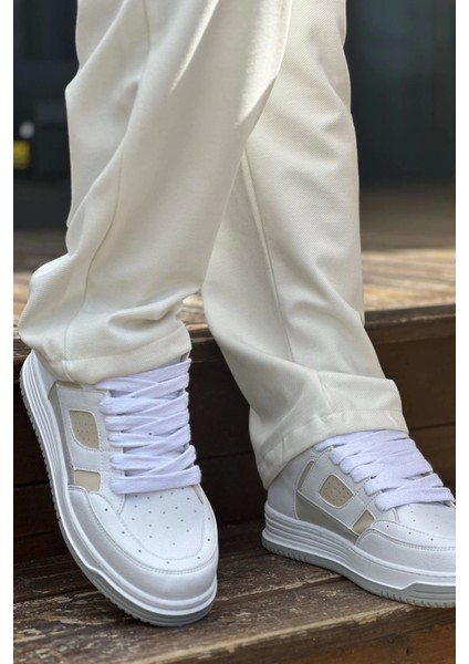 Avax Erkek Spor Ayakkabı Beyaz Bej modelleri