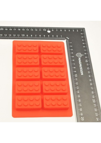 Silikon LEGO Kek Kurabiye Çikolata Dondurma Kalıbı 10'lu fiyatları
