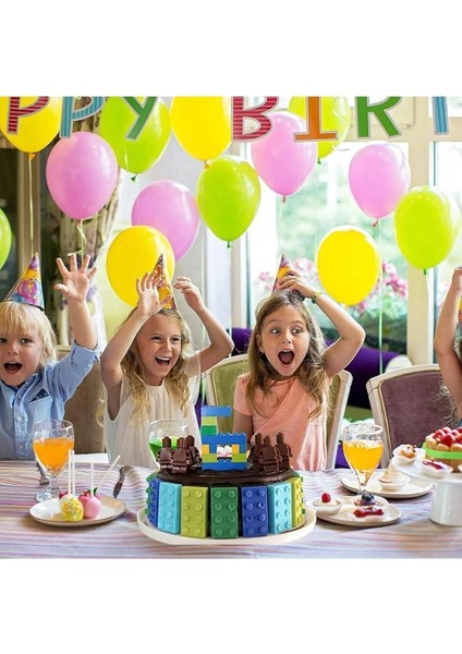 Silikon LEGO Kek Kurabiye Çikolata Dondurma Kalıbı 10'lu indirimleri