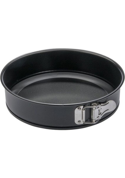 Siyah Kelepçeli Çift Tabanlı Kek Kalıbı Ø16 cm