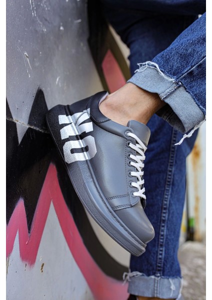 Pittura Erkek Ayakkabı 402 Ys Grı Koyu Grı modelleri