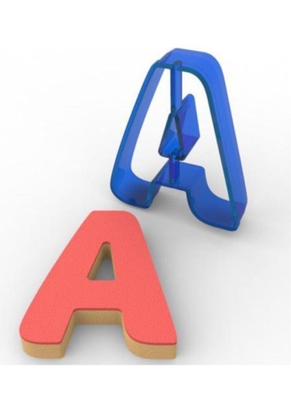 A Harfi Polikarbon Kurabiye Kalıbı