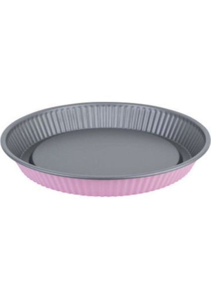 Pembe Derin Tabanlı Turta Kalıbı 28CM Pembe