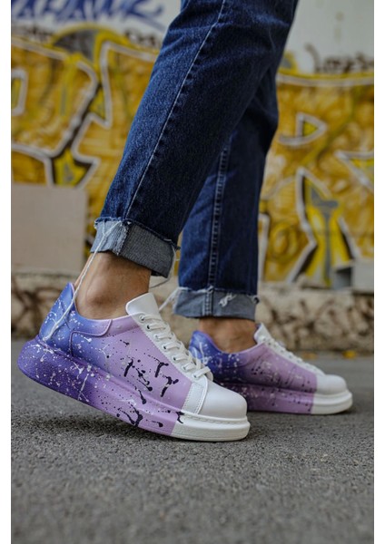 Pittura Erkek Ayakkabı 447 Beyaz Mor fırsatları