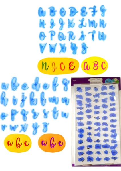 Plastik Harf Ve Rakam Set