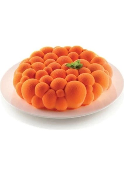 Silikon Yuvarlak Desenli Kek Pasta Kalıbı