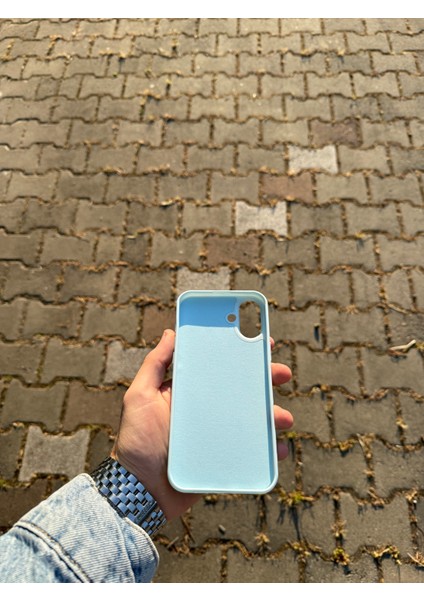 Apple iPhone 16 Plus Bebek Mavisi Lansman Uyumlu Içi Kadife Silikon Kılıf fırsatları