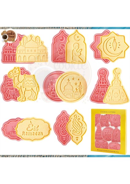 Kurabiye, Polimer Kil, Oyun Hamuru Damga Ve Kalıp Seti Dini, Ramazan Konsept #03 fiyatları