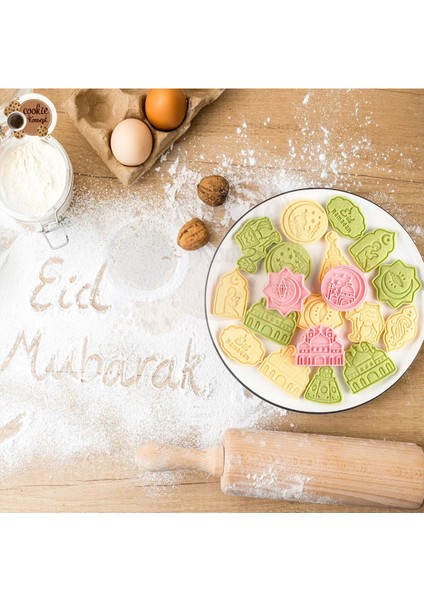 Kurabiye, Polimer Kil, Oyun Hamuru Damga Ve Kalıp Seti Dini, Ramazan Konsept #03 fırsatları