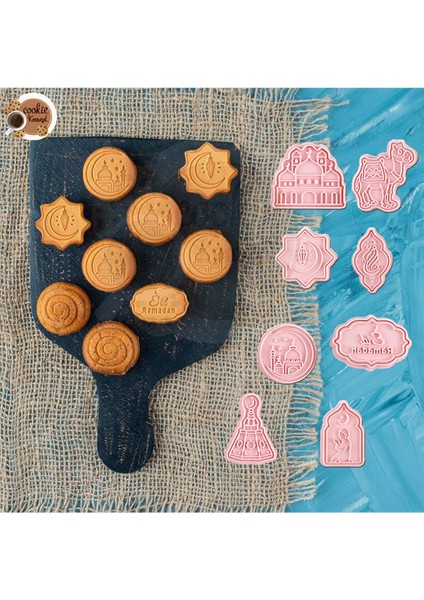 Kurabiye, Polimer Kil, Oyun Hamuru Damga Ve Kalıp Seti Dini, Ramazan Konsept #03 indirimleri