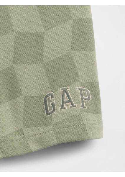 Erkek Çocuk Yeşil Gap Logo Pull-On Şort