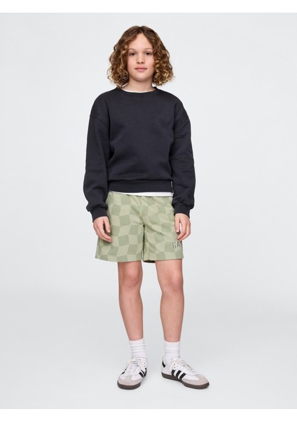 Erkek Çocuk Yeşil Gap Logo Pull-On Şort