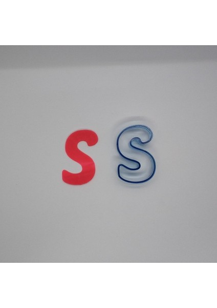 S Harfi Polikarbon Kopat Kurabiye Kalıbı