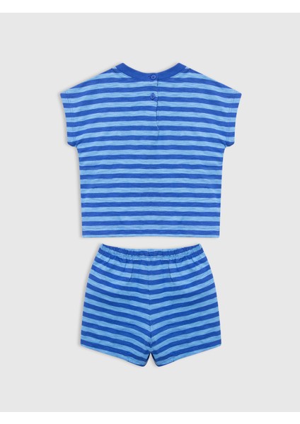 Bebek Mavi 3'lü Brannan Bear Outfit Set