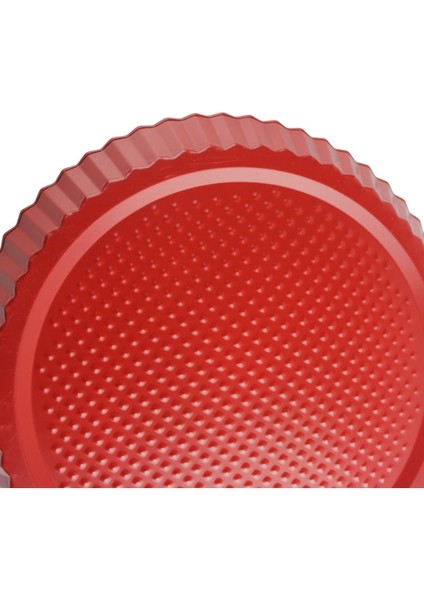 Turta Tart Kalıbı Kırmızı 28 cm