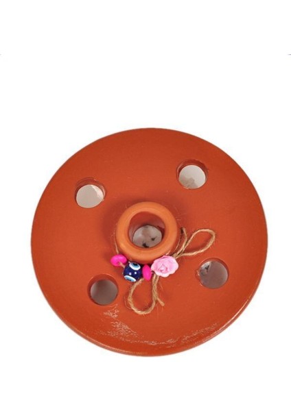 19 cm Sırlı Toprak Sarma Kapağı Taşı Delikli fiyatları