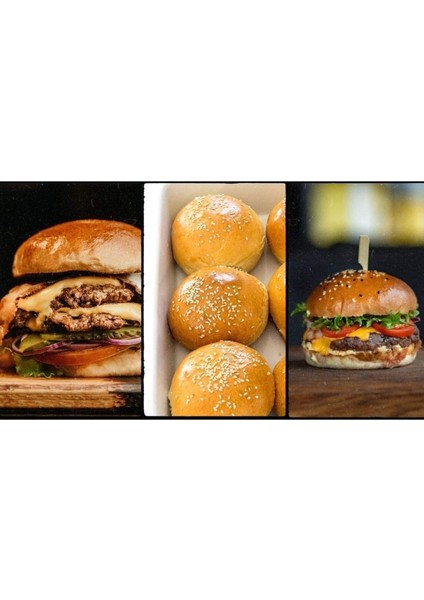 Narkalıp Hamburger Ekmeği Pişirme Kalıbı 4 Lü Çap 11 cm Derinlik 2,5 cm modelleri