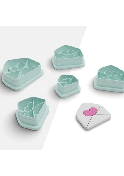 Kalpli Zarf Şekilli Polimer Kil Kesme Kalıbı, Seramik Kalıpları, Takı Kalıbı, Küpe Kalıbı, No:126 fiyatları