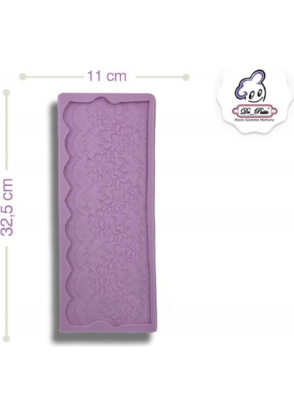 Silikon Kalıp Papatyalı Dantel