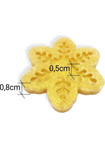 Kar Tanesi Kalıbı - Premium Seri Silikon Kalıp Epoksi Reçine Döküm Çalışmaları 6,5 cm fiyatları
