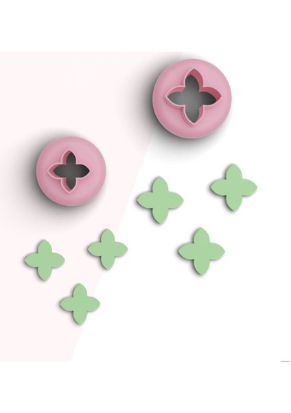 Çiçek Mini Polimer Kil Kesme Kalıbı, Takı Kalıpları, Pasta Süsü Kalıpları, Seramik Kalıp,No:243