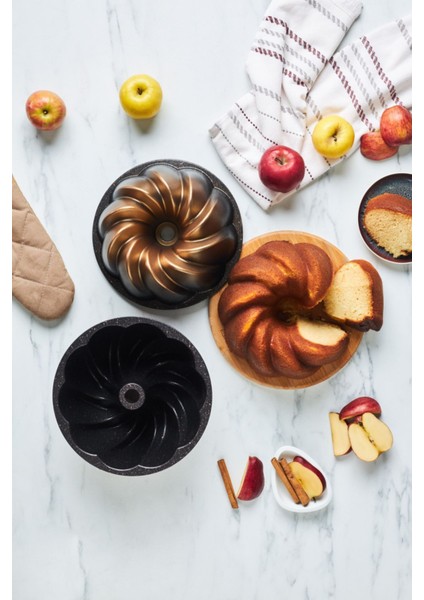 Nevera Degradeli Döküm Kek Kalıbı Gold 26 cm fiyatları