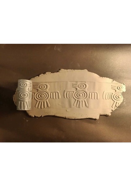 10 cm Antik Desen Silindir Desen Oklavası Mühür Baskı Seramik Ve Polimer Kil fiyatları