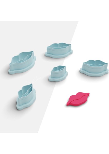 Dudak Şekilli Polimer Kil Kesme Kalıbı, Seramik Kalıpları, Takı Kalıbı, Kurabiye Kalıbı, No:1224 fiyatları