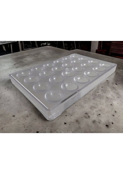 Polikarbon Yuvarlak Pralin Çikolata Kalıbı 10.5 Gr | cm-3262 fiyatları