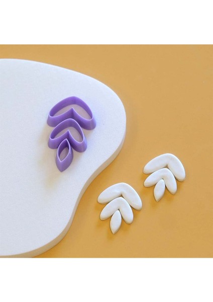 Küpe 3 Lü Polımer Kil Clay Kesim Seti