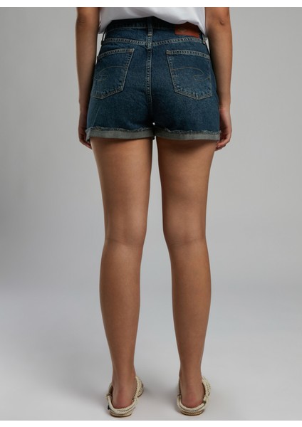 Standart Bel Mom Fit Kadın Denim Şort 252 Lcf 121027 Holly 1 Denım fırsatları