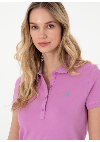 Polo Yaka Fuşya Kadın T-Shirt GTP-IY025 fiyatları