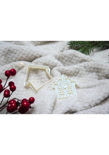 Yılbaşı Evi Kurabiye Kalıbı