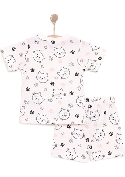 Kız Kısa Kol Pijama Takımı Kız Bebek